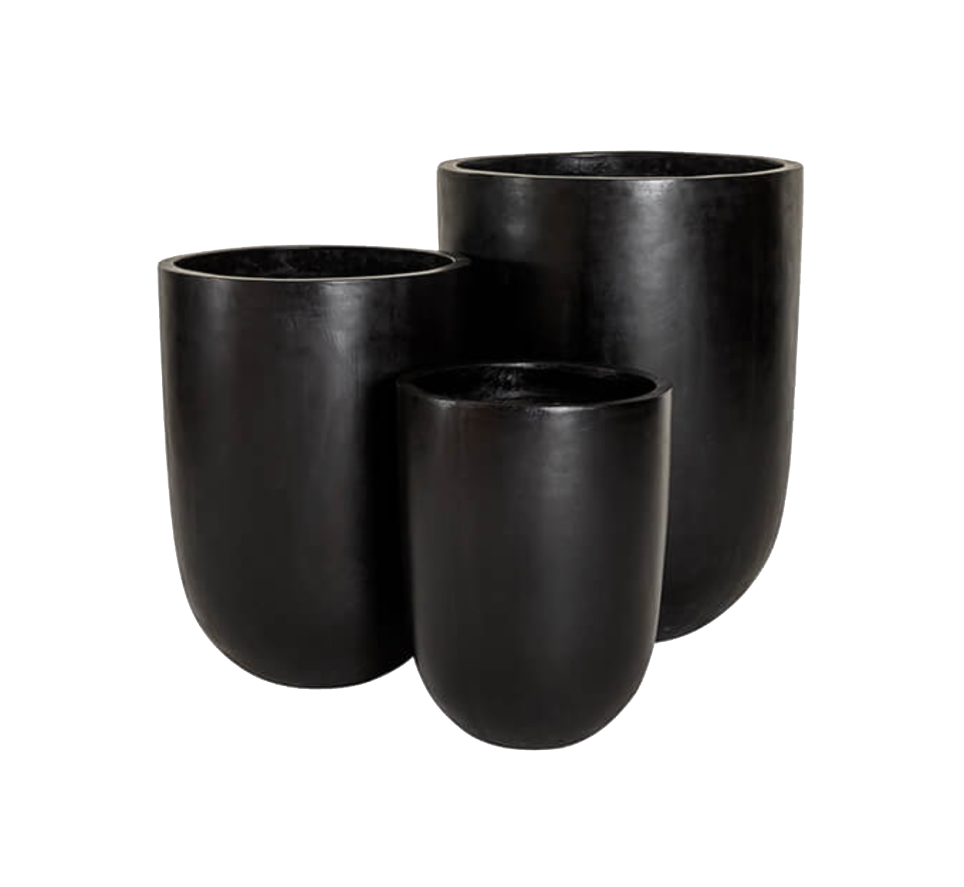 Bali Concrete Planter - Black