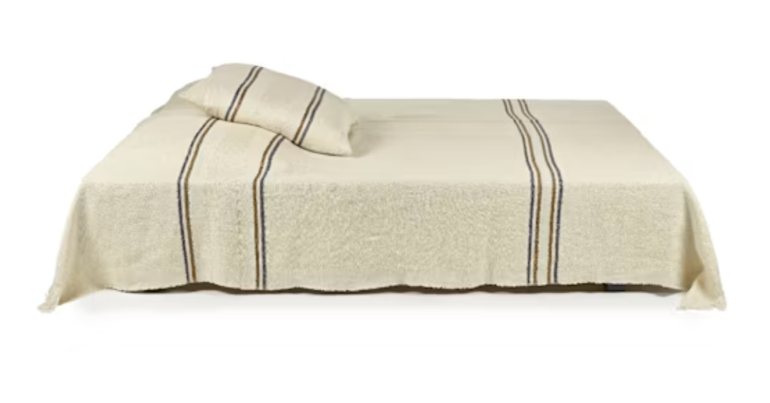 Auburn Stripe Coverlet 280x240cm