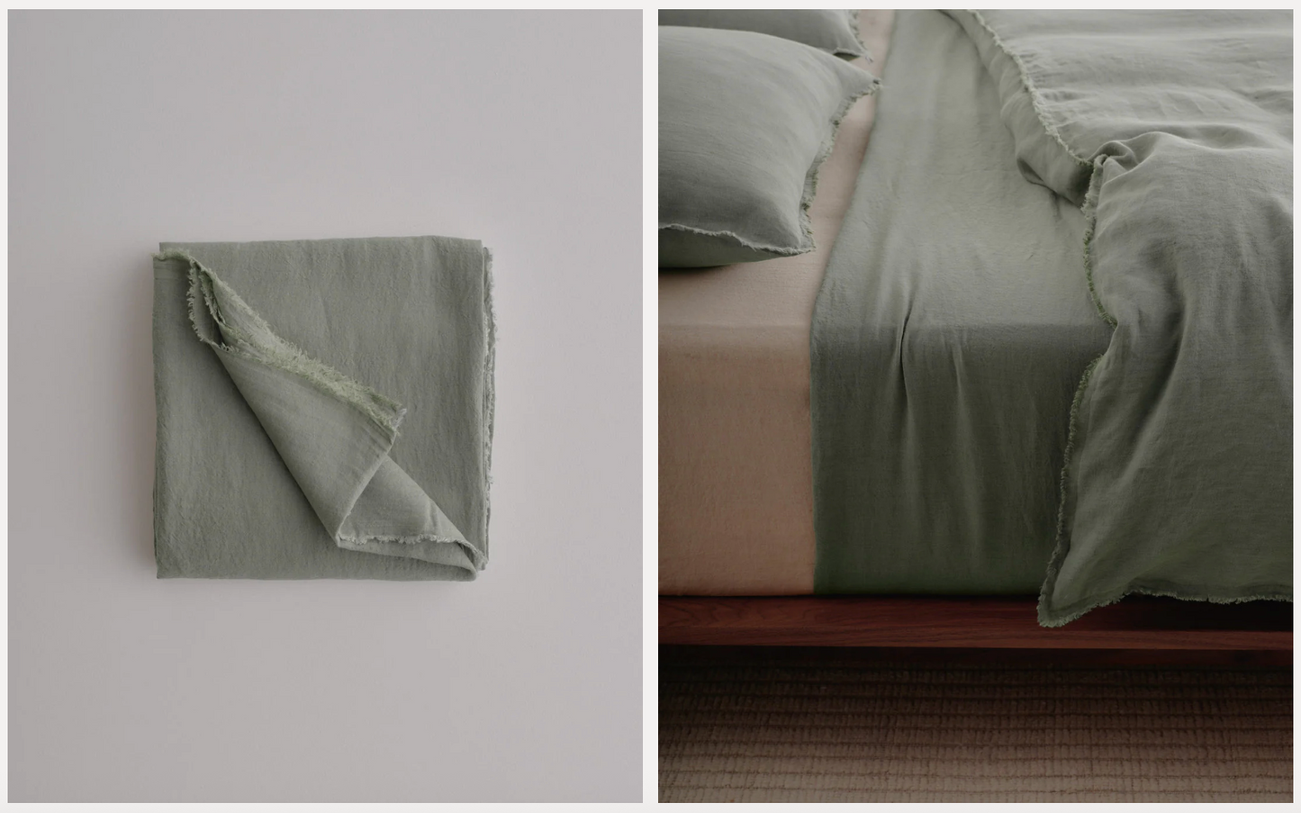 Hale Mercantile | Flocca Linen Duvet Cover | King