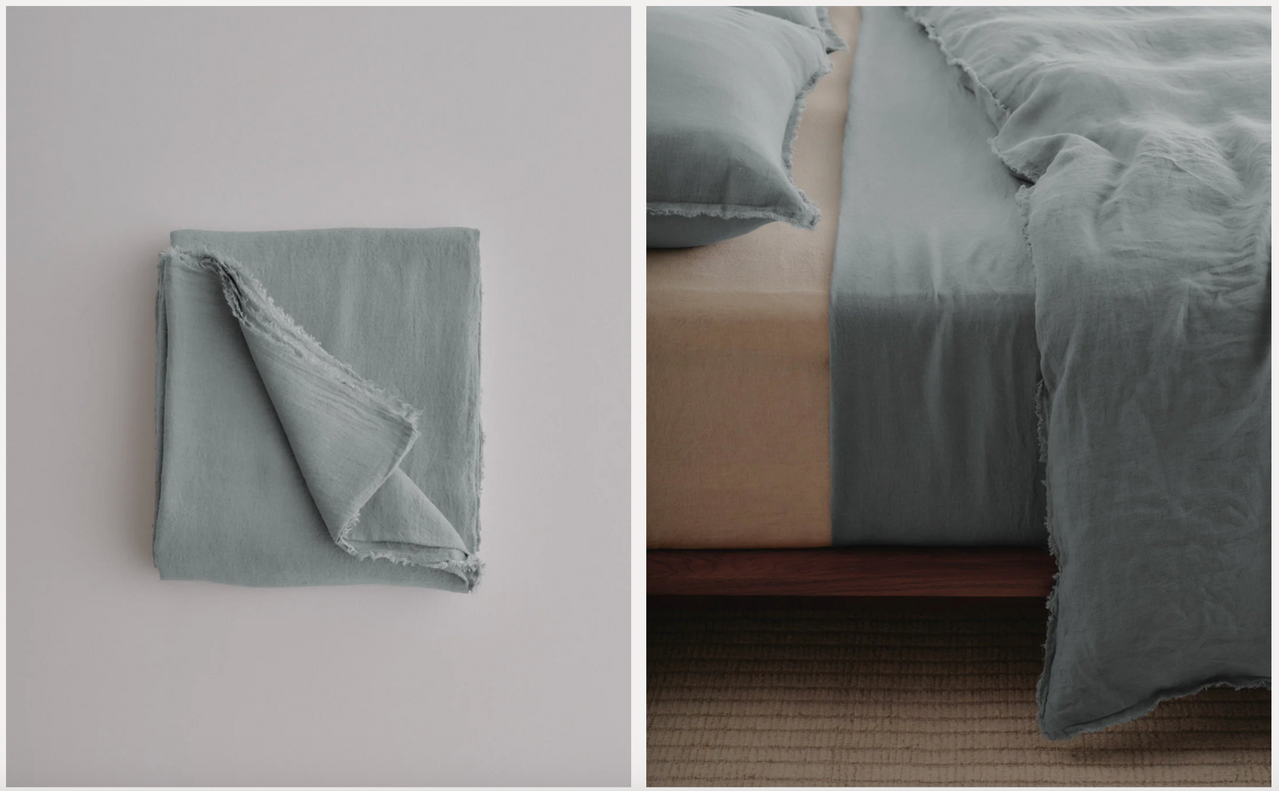Hale Mercantile | Flocca Linen Duvet Cover | King