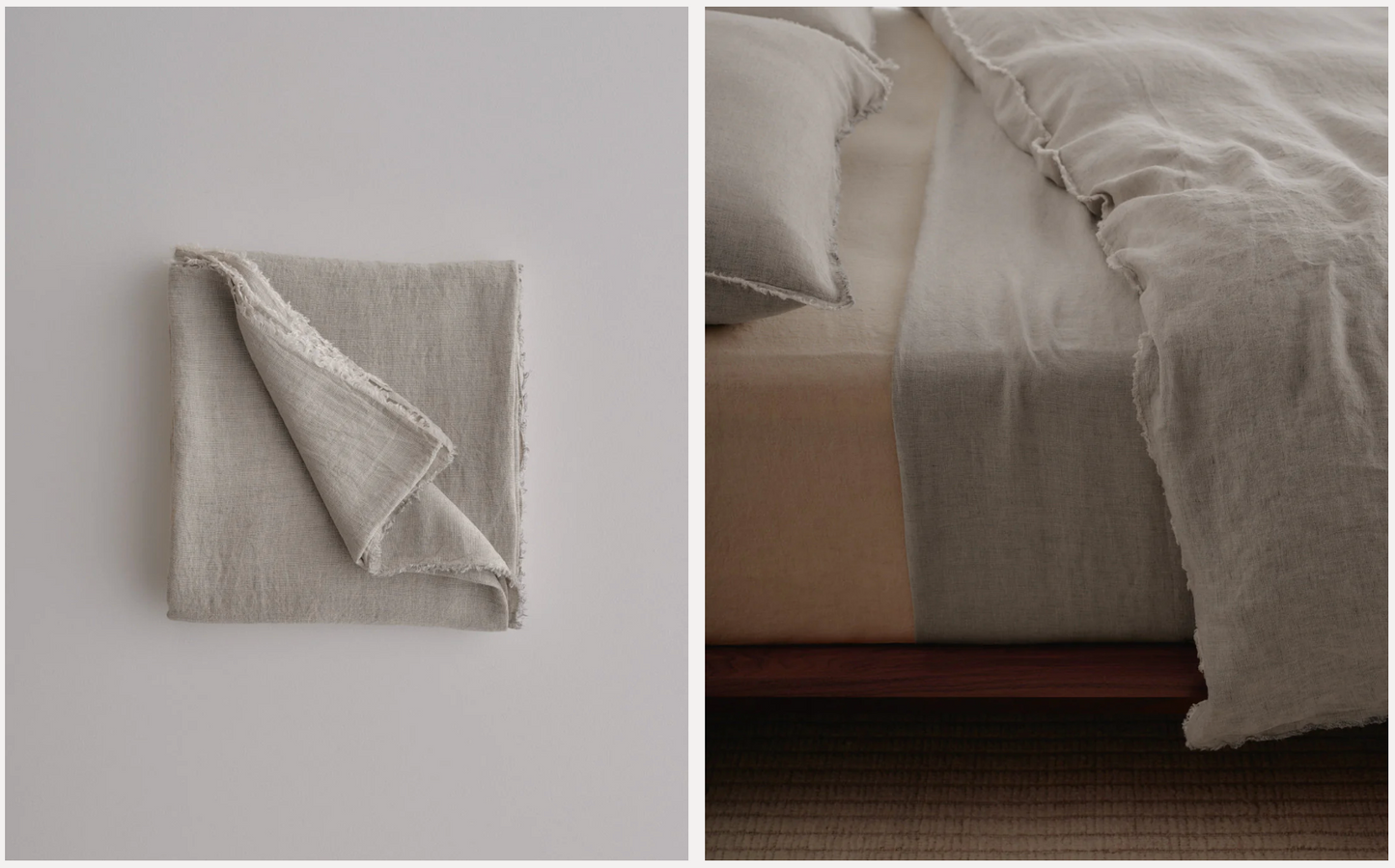 Hale Mercantile | Flocca Linen Duvet Cover | King