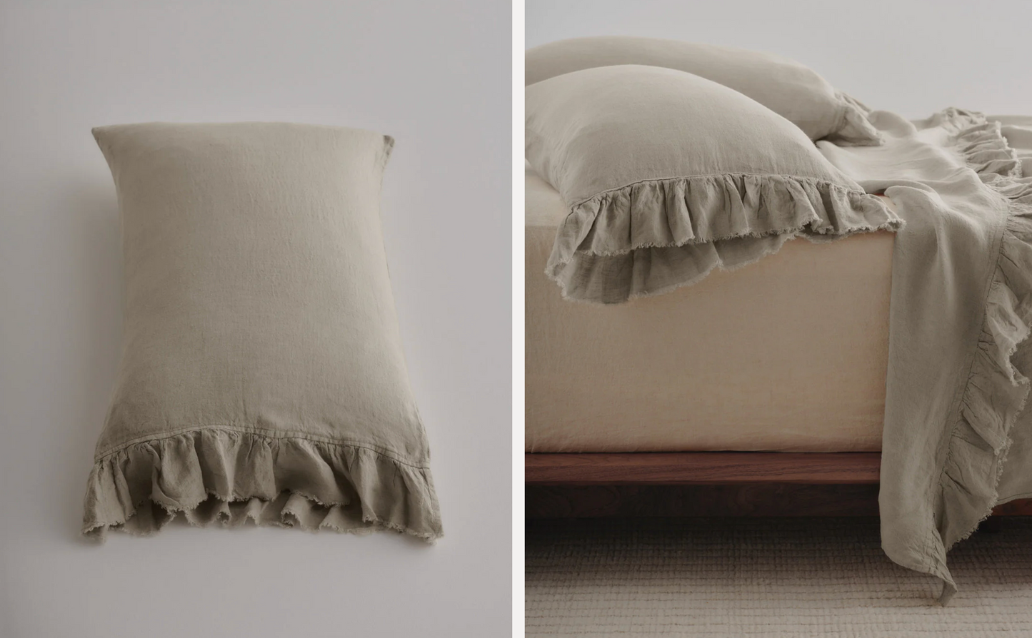 Kristine Standard Linen Pillowcases
