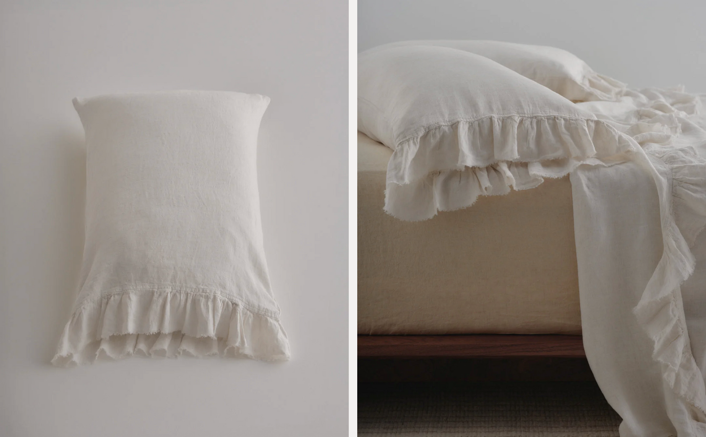Kristine Standard Linen Pillowcases