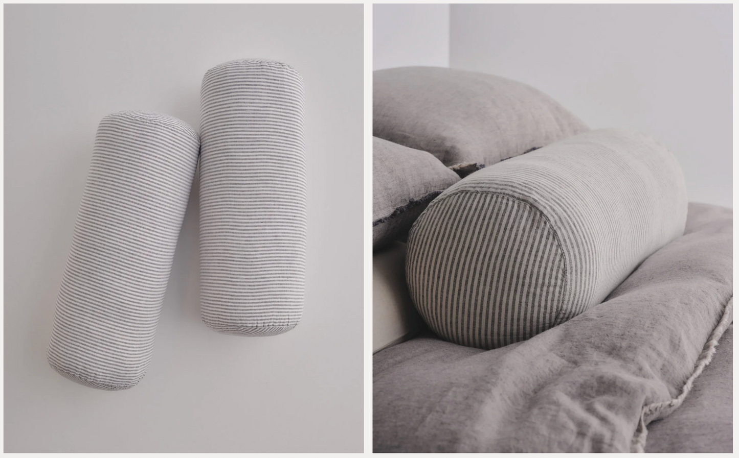Hale Mercantile | Basix Stripe Linen Bolster