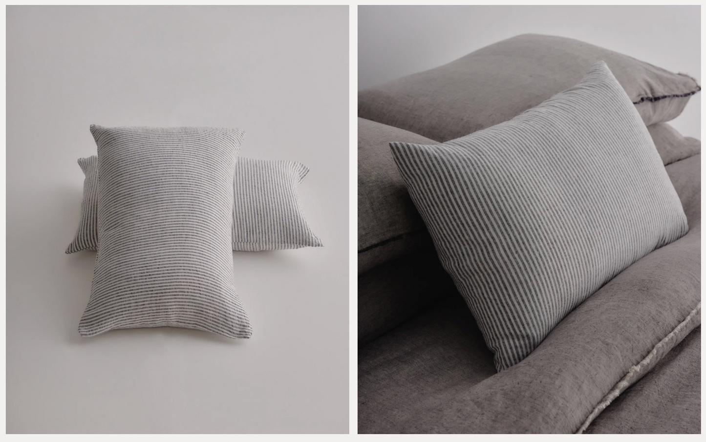 Hale Mercantile | Basix Stripe Linen Cushion