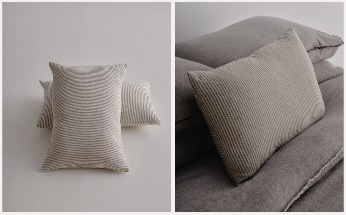 Hale Mercantile | Basix Stripe Linen Cushion
