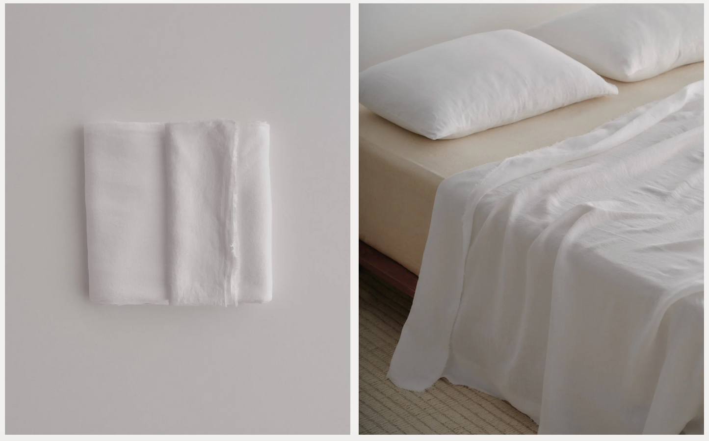 Hale Mercantile | Linen Flat Sheet | Super King