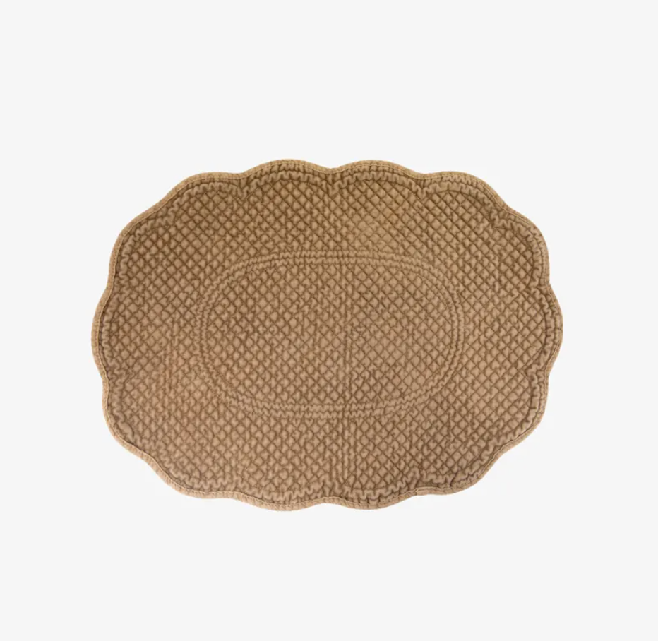 Quilted Placemat | Khaki