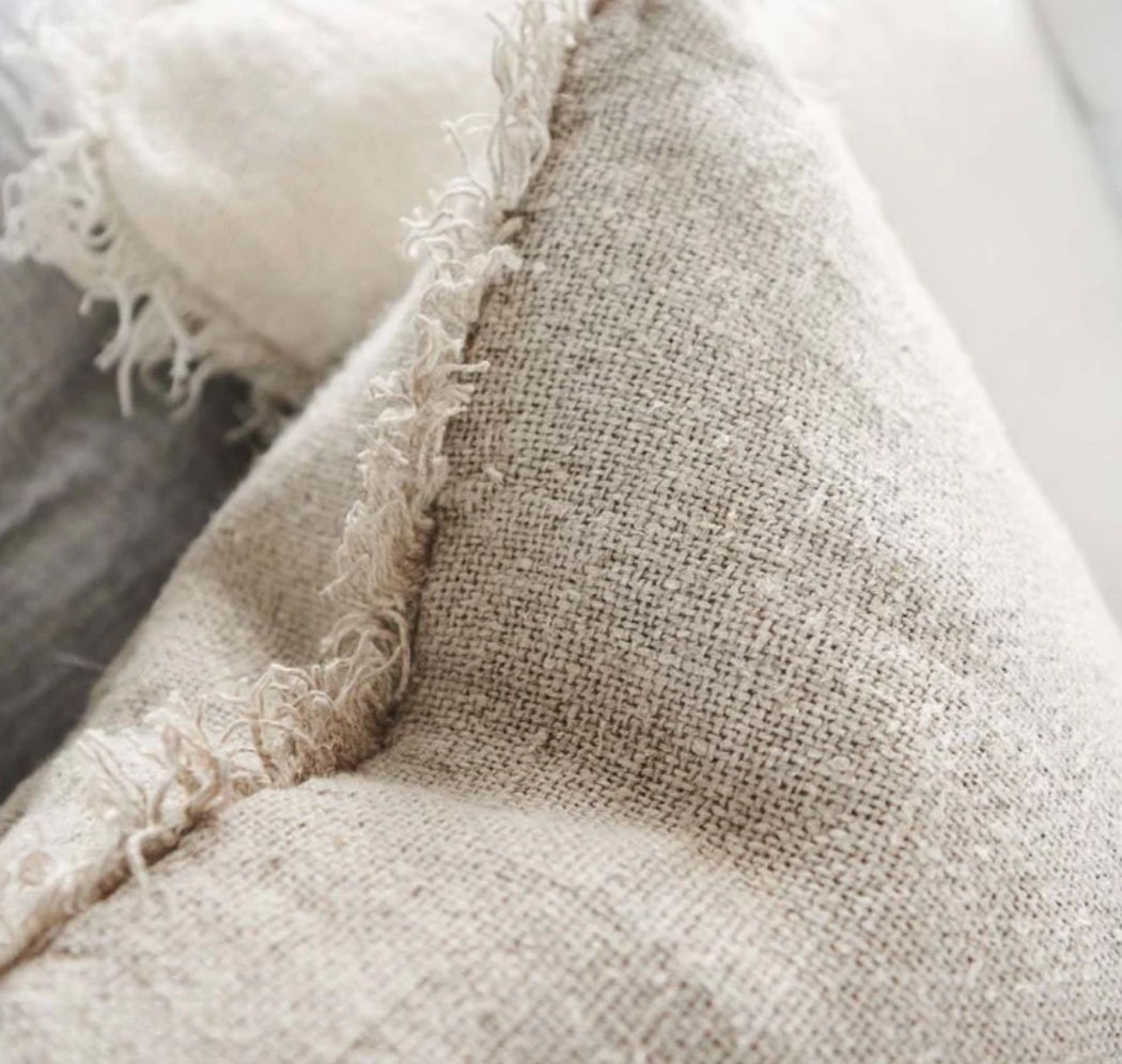 Bedouin Linen Cusion Cover | Natural