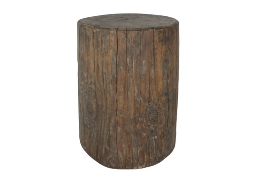Round Stump Side Table | Walnut