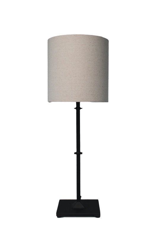 Table Lamp w/ Empire Shade L Oatmeal