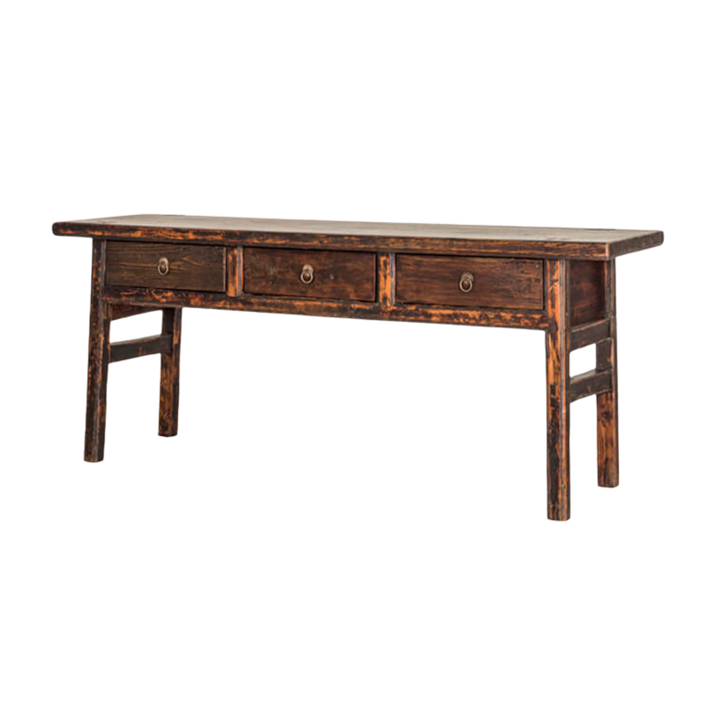 Antique Bali Console - 3 Drawer