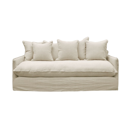 Lotus Slipcover Sofa 2 Seater - Oatmeal