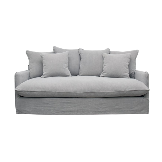 Lotus Slipcover Sofa 2 Seater - Cement