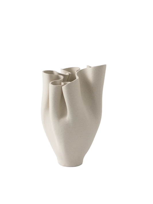 Walker Vase Small- Off White