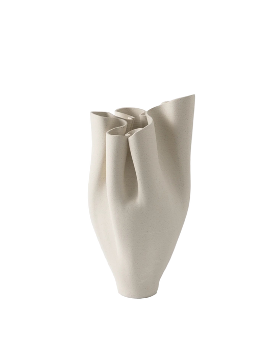 Walker Vase Large- Off White
