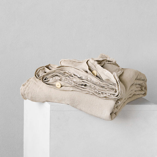 Flocca Linen Duvet Cover King