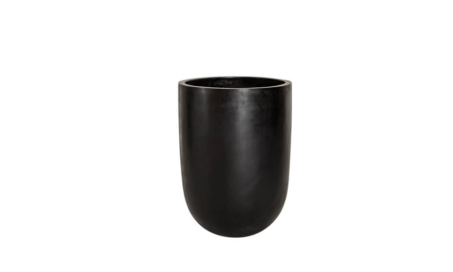 Concrete Planter | Black | Medium