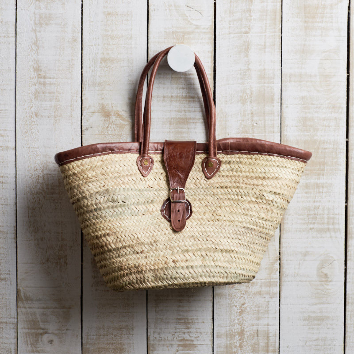 Market Bag | St Tropez | Leather Buckle