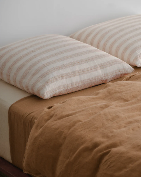 Hale Mercantile | Basix Stripe Linen Euro Pillowcase | Ayrton/Russo
