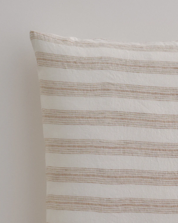 Hale Mercantile | Basix Stripe Linen Euro Pillowcase | Ayrton/Russo