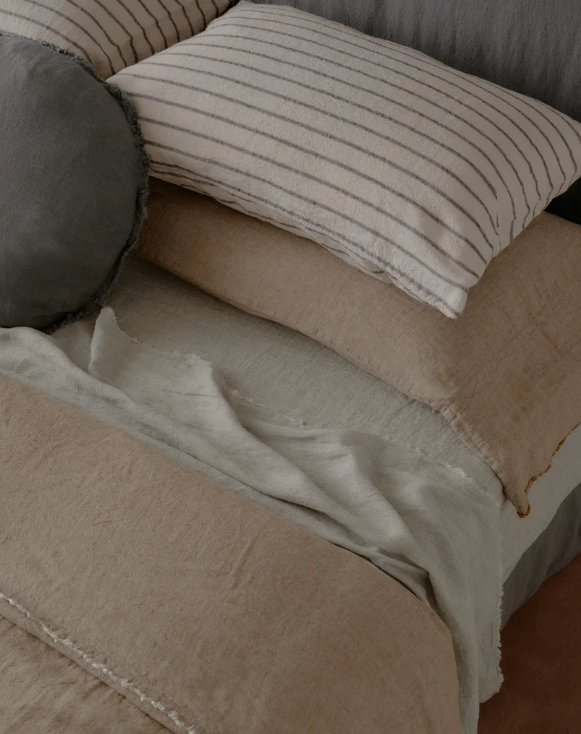 Hale Mercantile | Basix Standard Stripe Linen Pillowcase