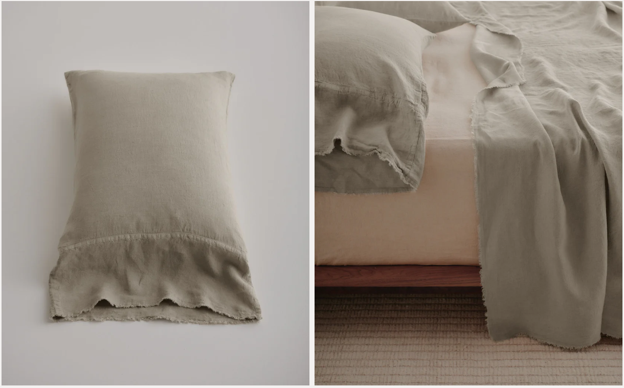 Hale Mercantile | Flocca Long Linen Pillowcase