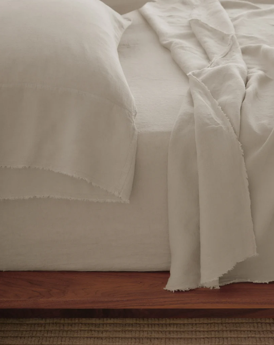 Hale Mercantile Flocca Long Linen Pillowcase