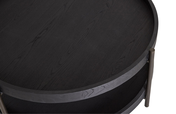 Oak Coffee Table | Black