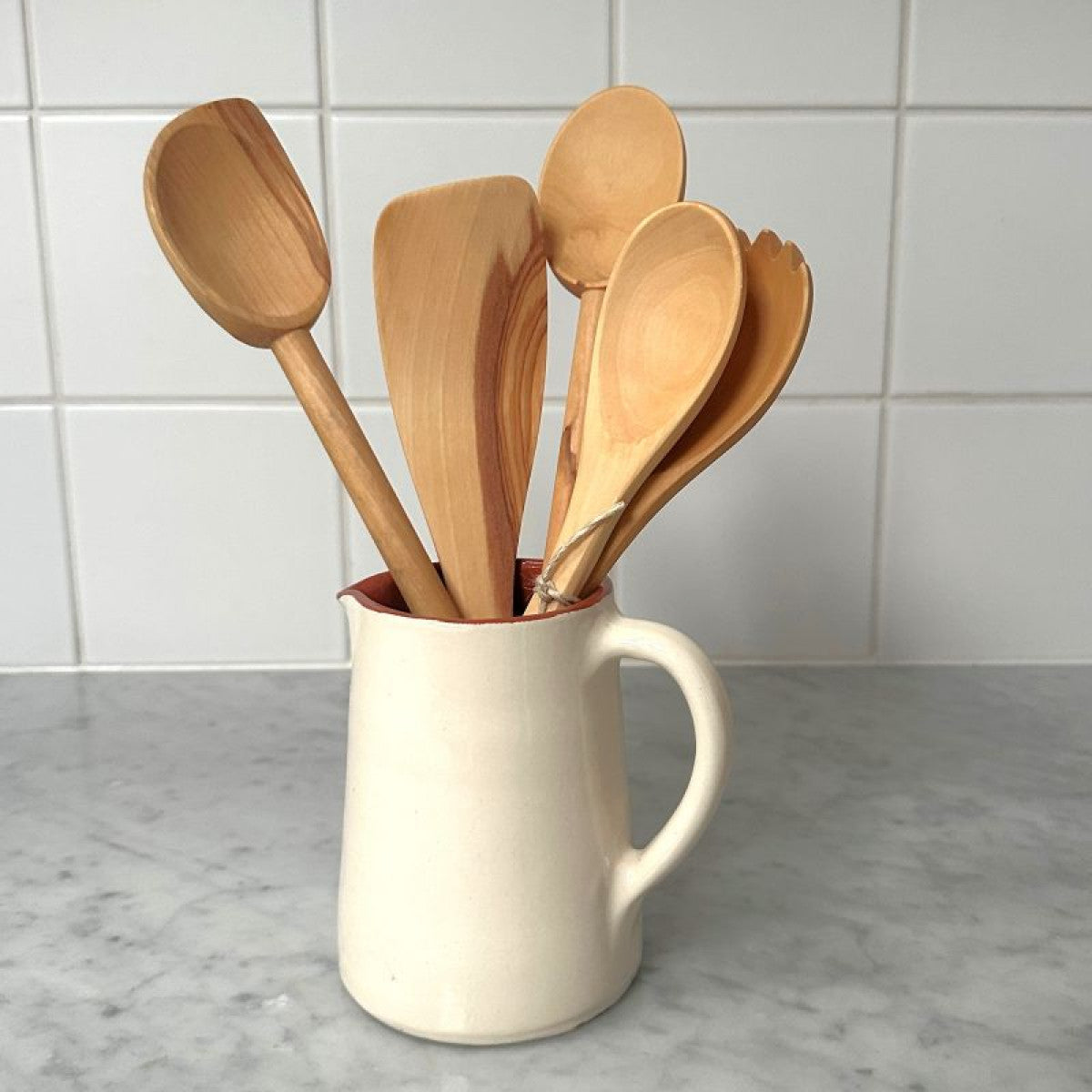 Olive Wood Salad Servers