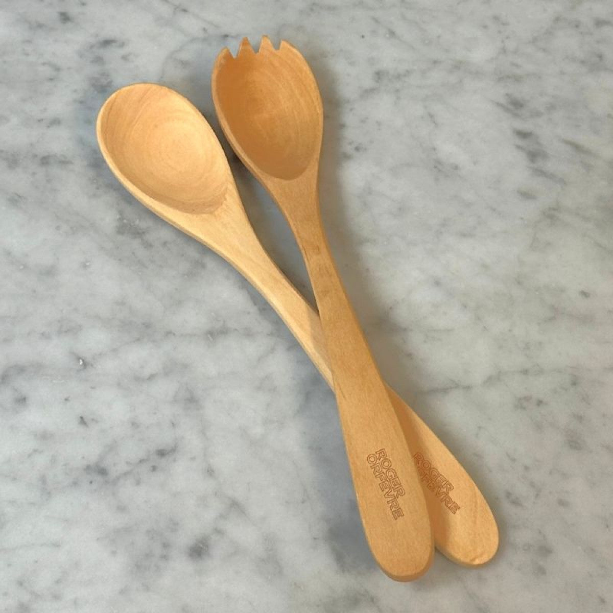 Olive Wood Salad Servers